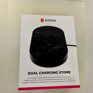 New in box Enova Double Black Marble wireless charger